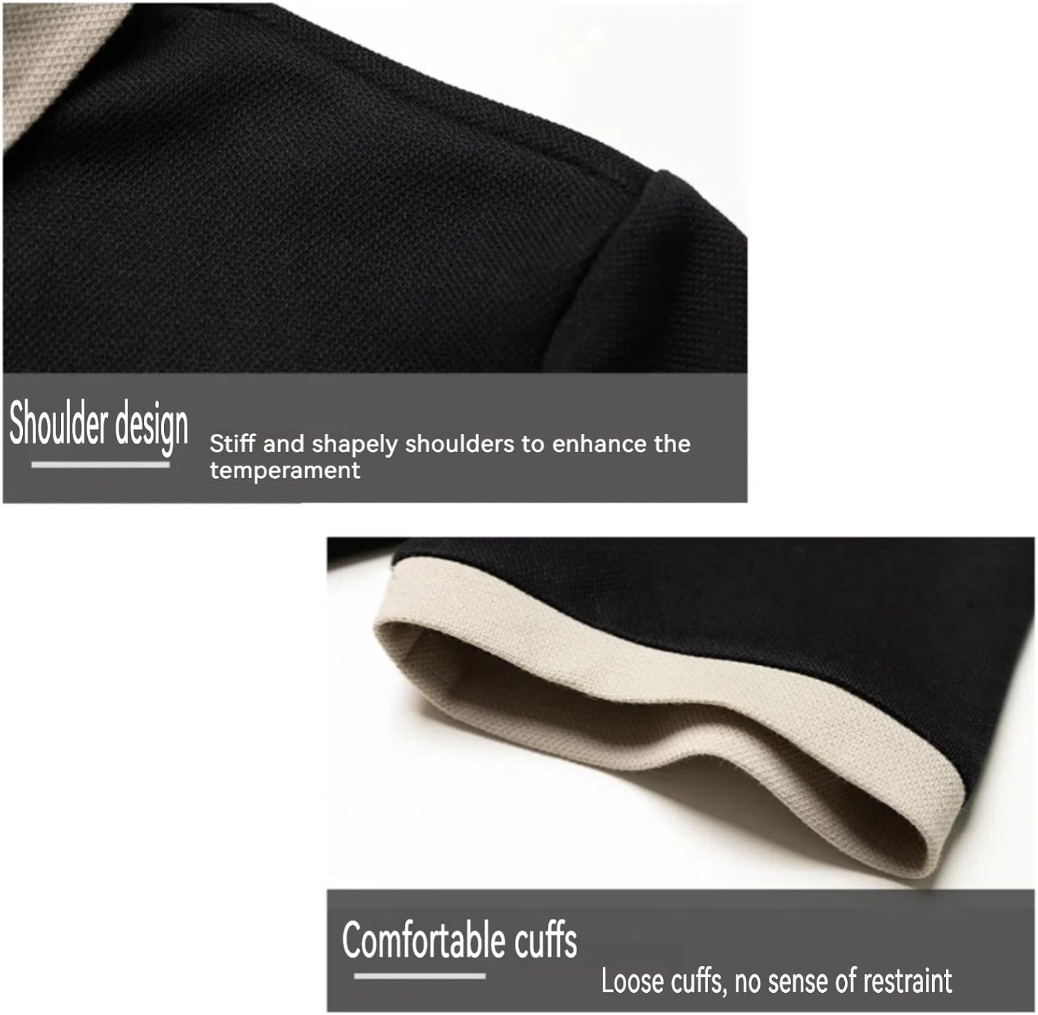 Maizoon Summer Waiter Jacket Breathable Short Sleeve Stand Collar Uniform for Hotel & Restaurant Staff - Kitchen Attire