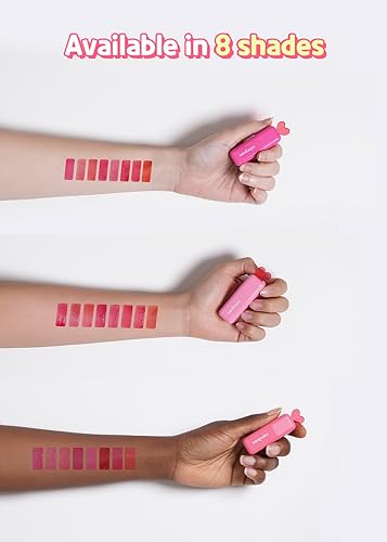 Miniatura 6 de COLORGRAM Juicy Blur Tint 07 Cheery Up Lychee  Semimate diario, semibrillante, tinte labial de larga duración, hidratante, construible y mezclable,