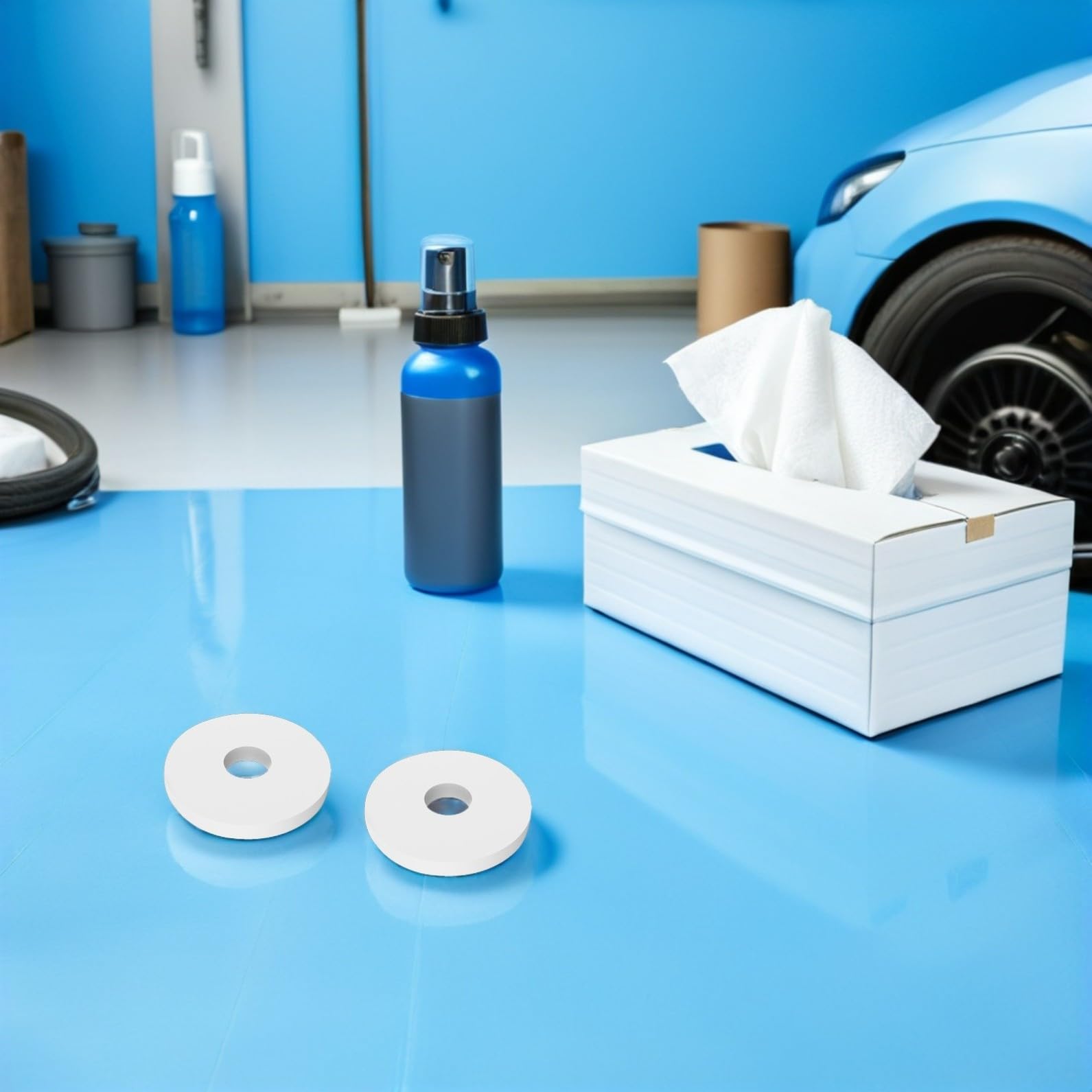LIFKOME 45pezzi Cuscinetti Rotondi Per Auto Ricariche Diffusore Scented Fragranza Portatile e Salubre Per Viaggi e Uso Quotidiano