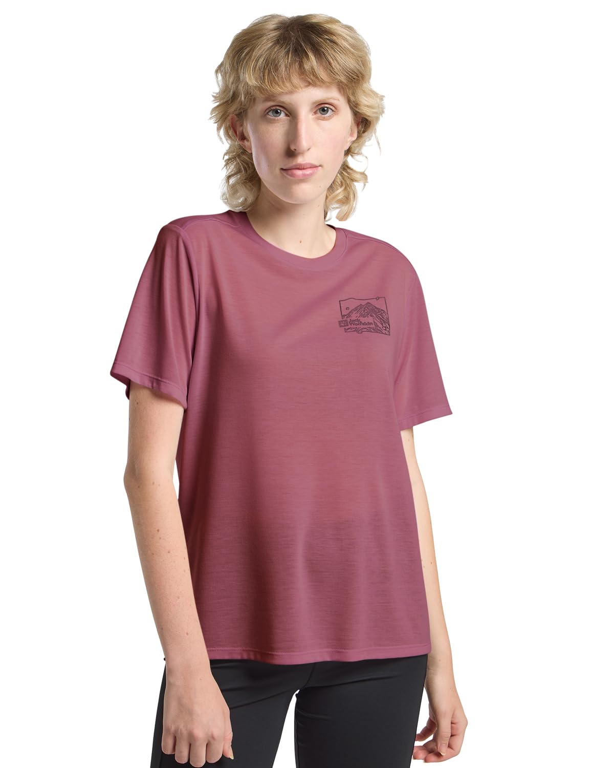 Jack Wolfskin Damen Vonnan Graphic T W T-Shirt