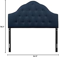 Vista 41 de Modway Sovereign Cabecero doble tapizado con botones, Tela
