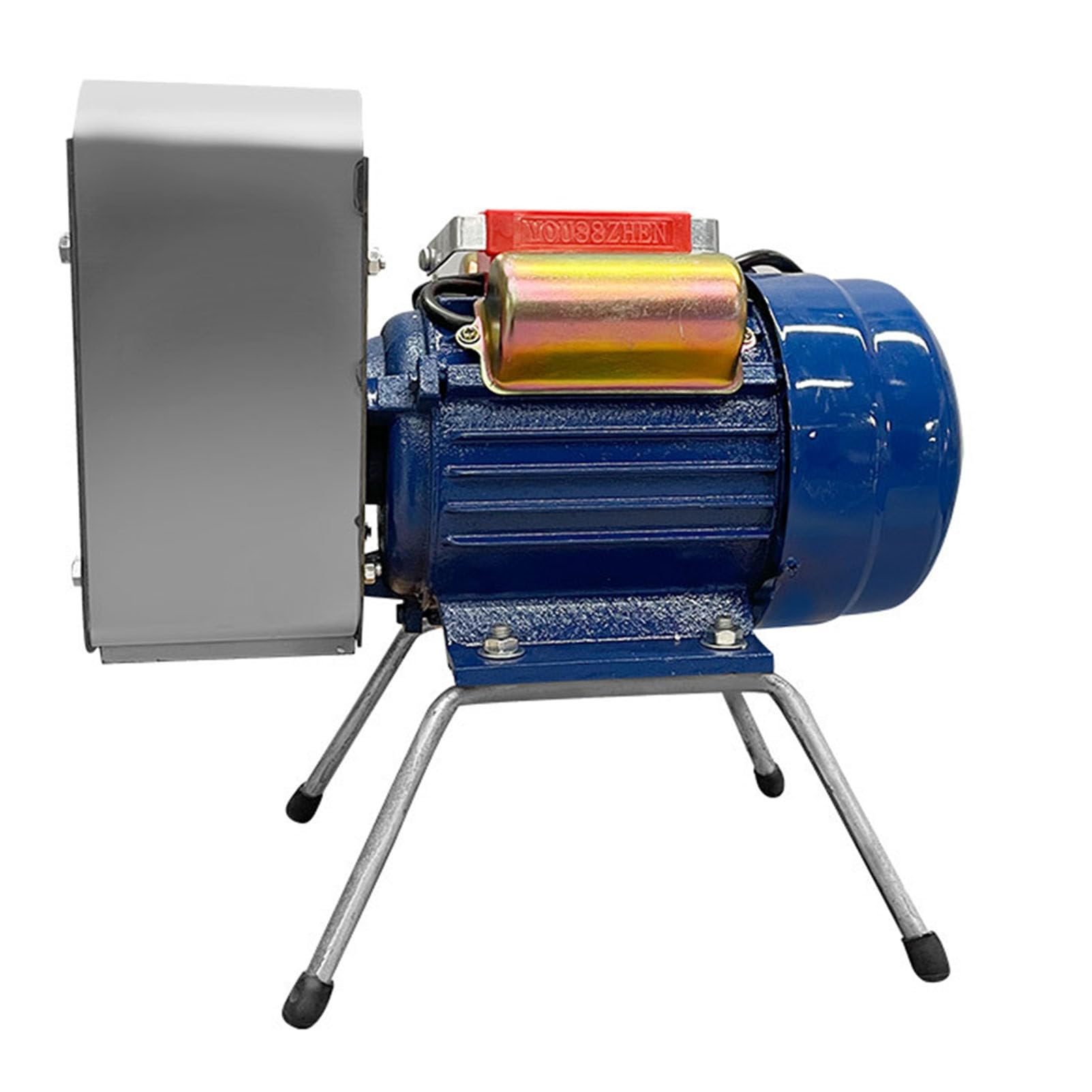 Machacador de Patatas eléctrico de 750 W, prensador de Patatas de Acero Inoxidable, Rendimiento de 20-30 kg/h, Eje y Engranaje de molienda de precisión, Prensa de Barro Comercial, Suave,