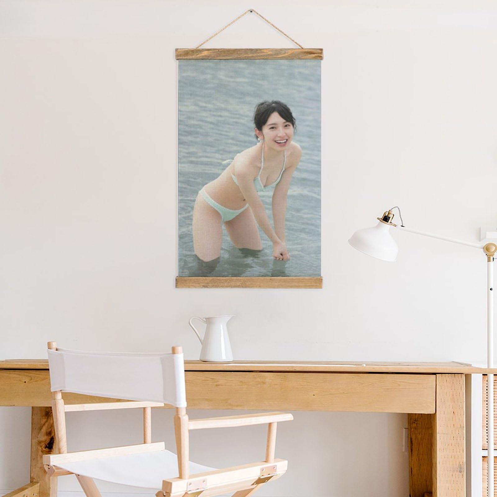 Amazon.co.jp: 掛ける絵 ポスター 金村美玖 水着 装飾画 掛け軸 絵画
