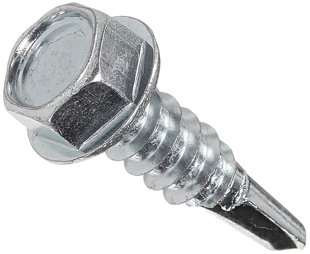The Project Center 41642 12-14 by 3/4 Hex Washer Head Self Drilling Screw