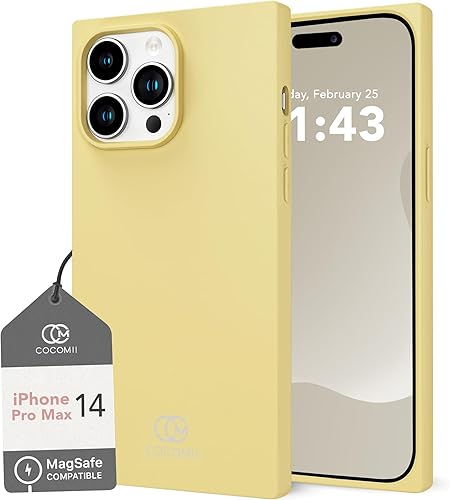 Miniatura 25 de Cocomii - Funda Rectangular Compatible con iPhone 14 Pro Max - Compatible con MagSafe, Silicona de Tacto Suave, Forro de Microfibra, Funda Magnética