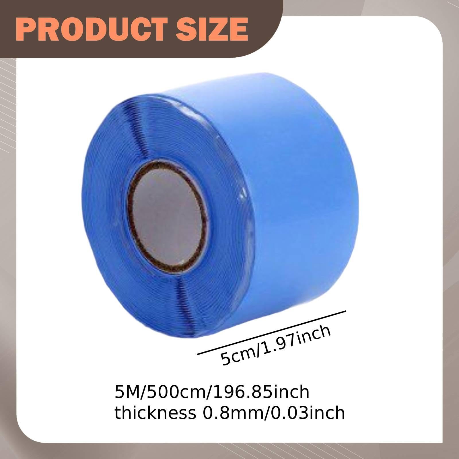Nastro Antiscivolo, Accessorio per, Nastro Sigillante per Attrezzature Sportive, Attrezzature per Il Fitness, Pesca, Sport Acquatici, Blu