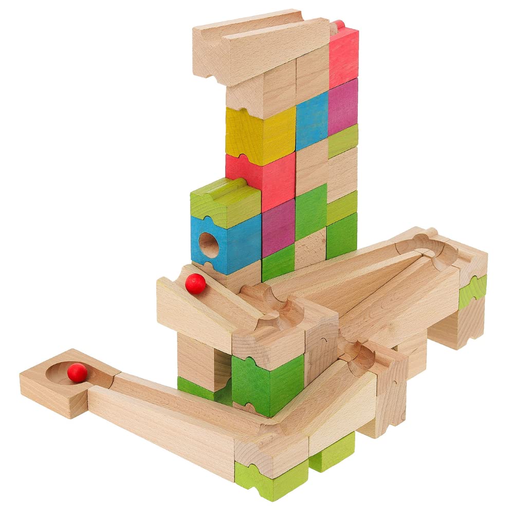 Jeujura - Marble run-68 pz set da costruzione, multicolore (J8366)