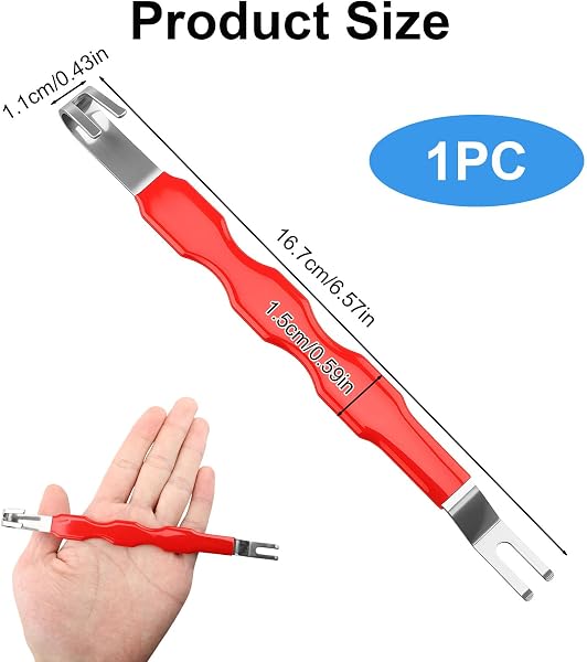 Herramienta para extraer conectores eléctricos automotrices, extractor de terminales universal de 170 mm para cableado automotriz, herramienta de separación para sistemas eléctricos de automóviles - 1