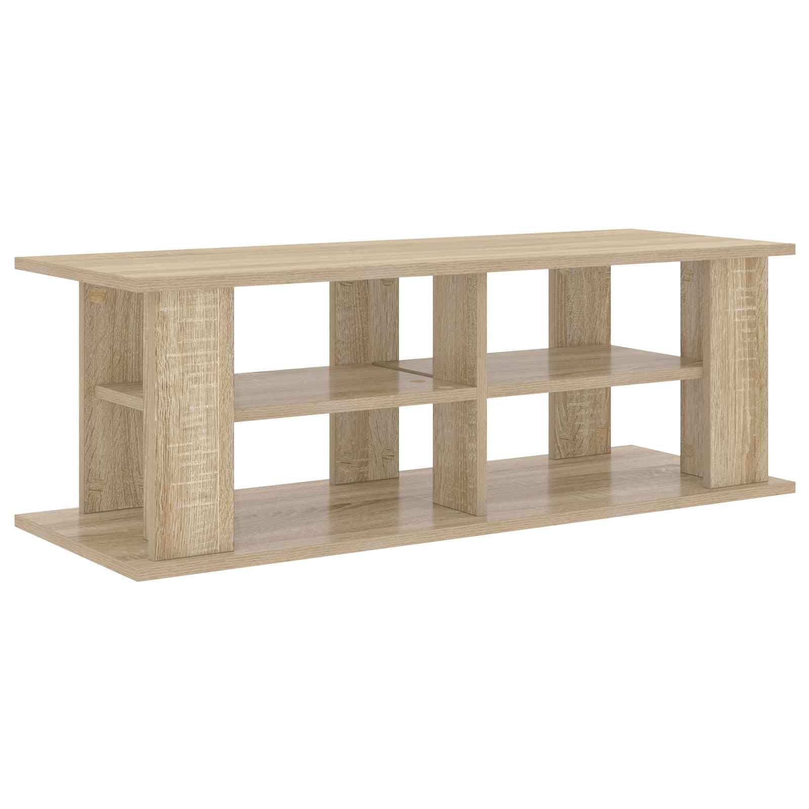 Meuble TV en bois chêne Sonoma 96x35x33,5 cm avec étagère salon