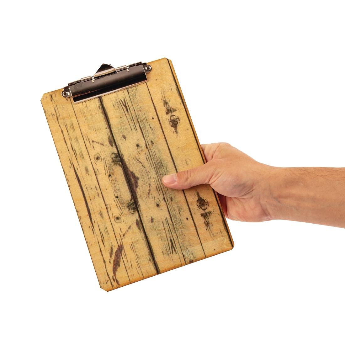 Efekt drewna A5 menu prezentacja podkładka 240 x 160 mm kuchnia zastawa stołowa