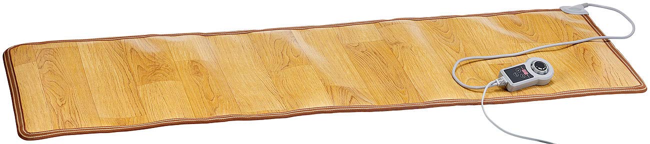 infactory Riscaldamento a pavimento - tappetino riscaldante infrarossi: Riscaldabile Tappeto riscaldante a infrarossi, 151 x 55 cm, fino a 60 °C (tappetino per pavimento, per calore profondo, piede)