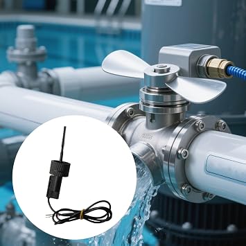 Water Paddle Flow Switch Internal Thread Connection Flow Sensor for Heat Pump Water Heater Air Conditioning Durable(56.5mm)