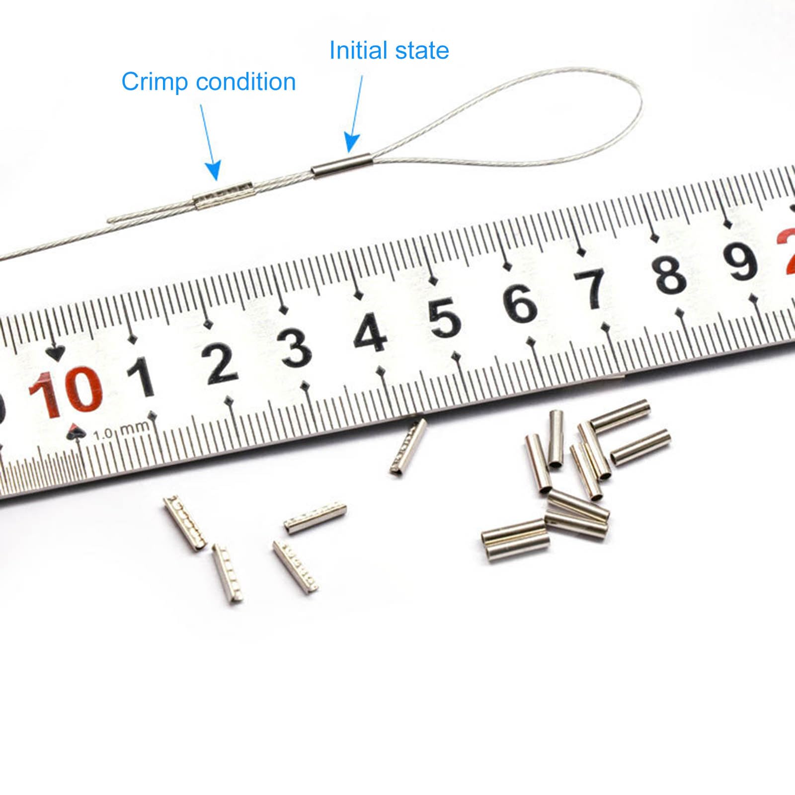 Pinza Crimpatrice Manuale Croch Per Terminali Da Pesca – Rossa, Per Leader E Squali, Spedizione USA