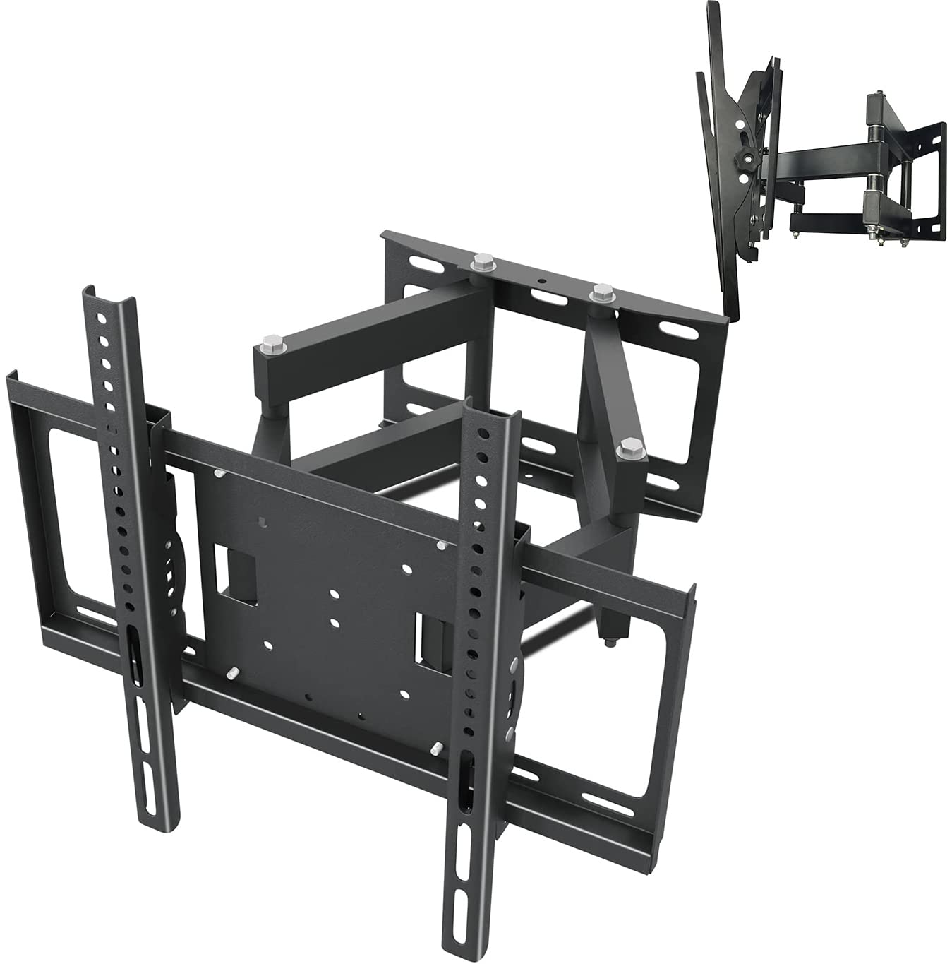 FC22 TV Wall Mount Full Motion Premium with Swivel and Tilt for Most 26-55 Inch Flat Curved Screen TVs, TV Mount Bracket with Dual Articulating Arms Supports TV up to 40KG Max VESA 400x400