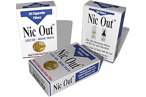 Fresh Nicotine-Free Smoking with Cigarette Filters Disposable Nicout Holders