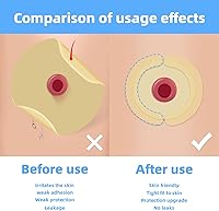 Vista 3 de Suministros de ostomía, tiras de barrera de ostomía, tiras elásticas de barrera para bolsas de colostomía, hidrocoloide de grado médico