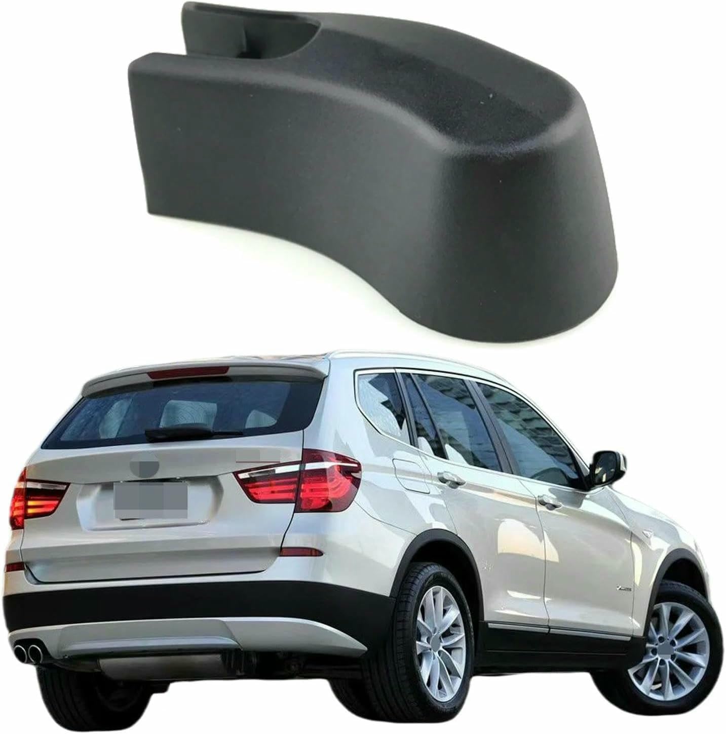 Cache-écrou Pour Bras D'essuie-glace Arrière BMW X3 F25 2011 - Noire Plastique 61627161030 - Protection Et Style - 12