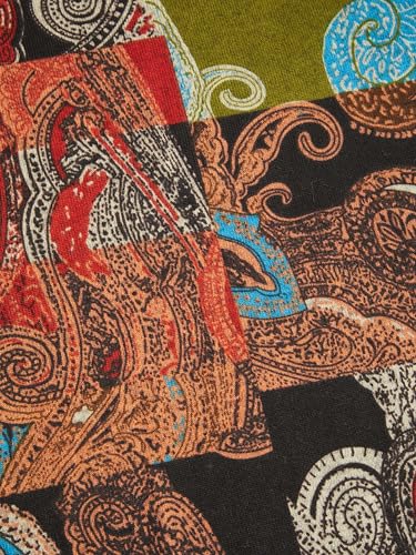 CIDER Maxi Skirt for Women Aztec Colorblock Mermaid Long Mid Waist Knit High Stretch Skirts for Women Trendy4