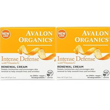 avalon organics intense defense vitamin c renewal cream