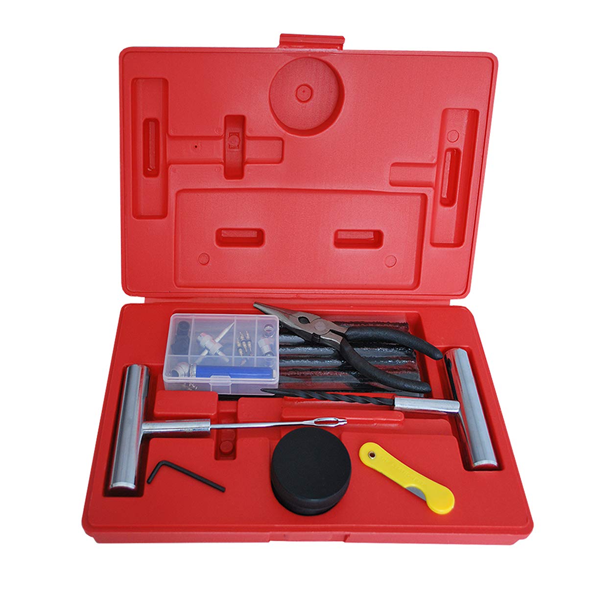 Pannenset Für Auto Motorrad Autoreifen Notfall Reparatur Set 9-teilig Autoreifen PKW Auto Flickzeug Reifen Flicken
