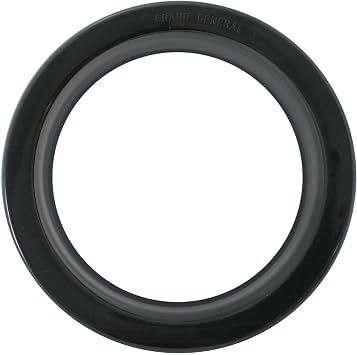 Grand General 80473 Black 4" PVC Rubber Round Grommet