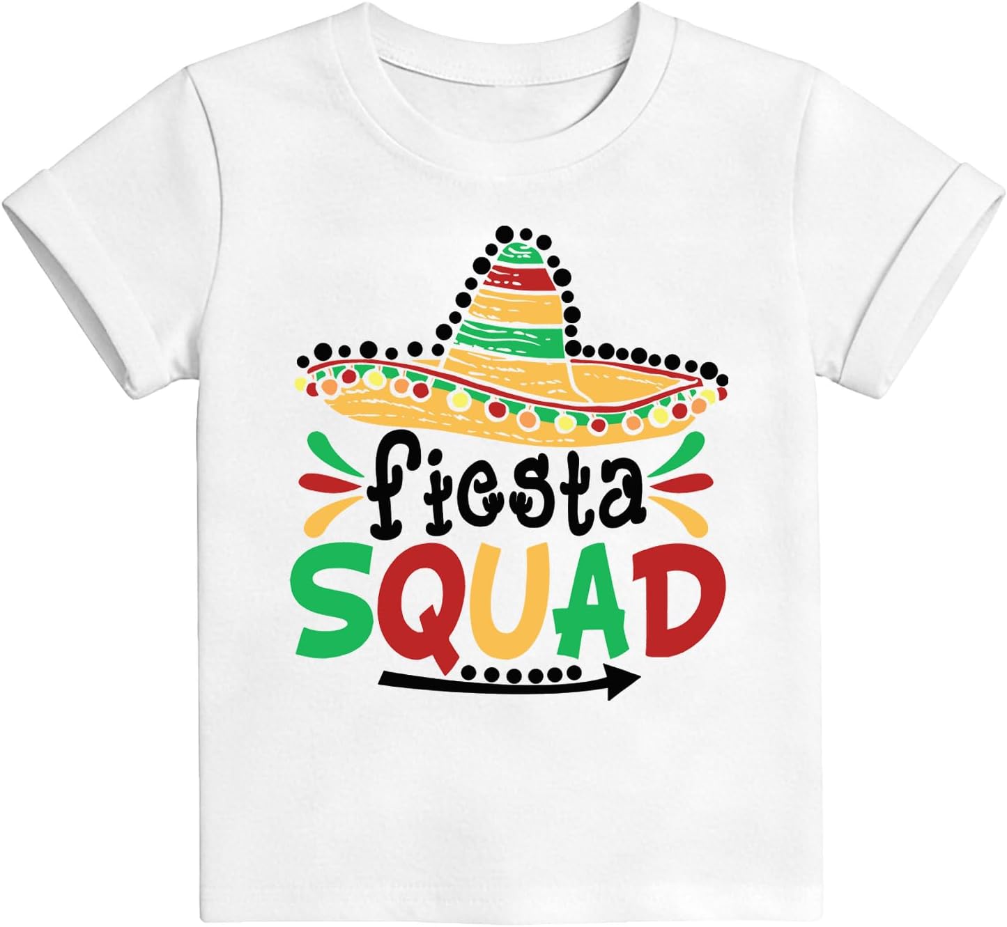 Cinco De Mayo Shirts Family Matching Fiesta Squad T-Shirts Dad Mom Kids Tee Top