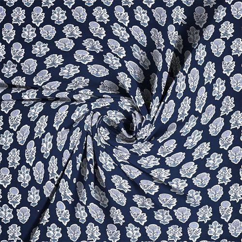 Image of la'amour XXL Microfiber Soft Cotton Super King Size Bedsheet for Double Bed, King Size 108 Inches X 108 Inches, 9 Feet, 275 X 275 cm with 2 Large Size Pillow Covers Without Joint - Blue and White
