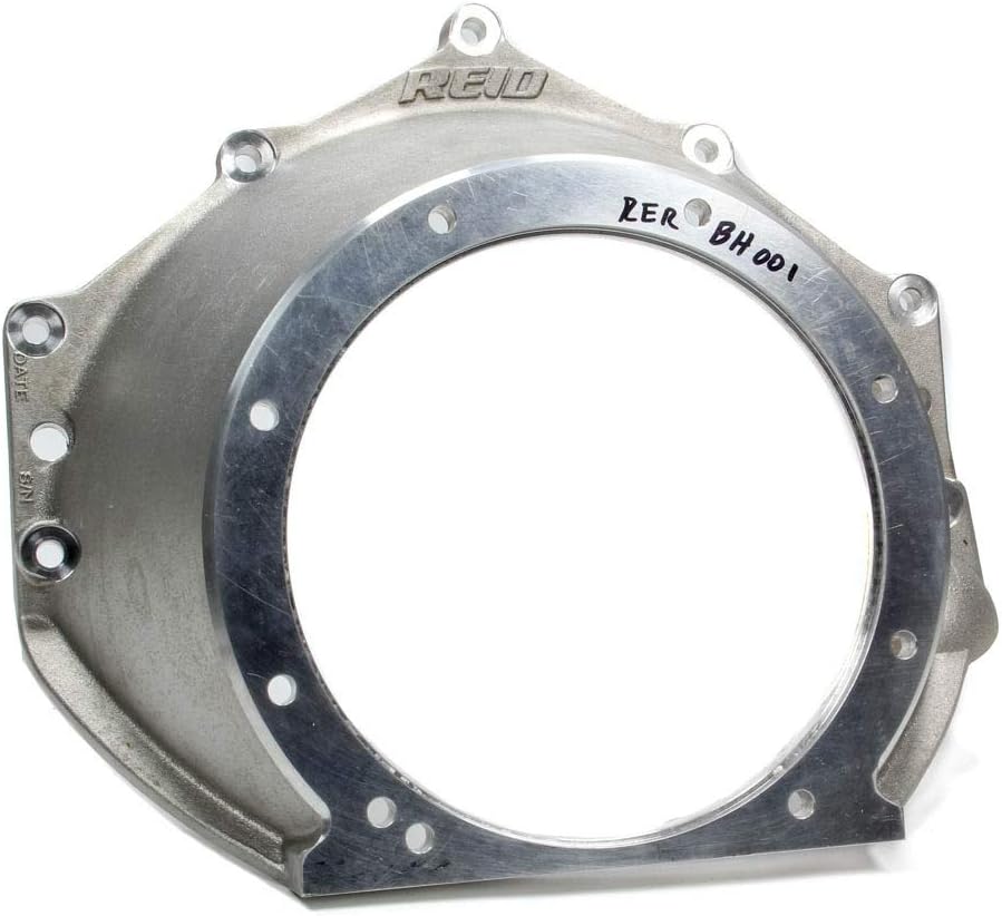 Reid Racing Bellhousing, SFI 30.1, Aluminum, Natural, Reid Superglide Case, Chevy V6 / V8, Each