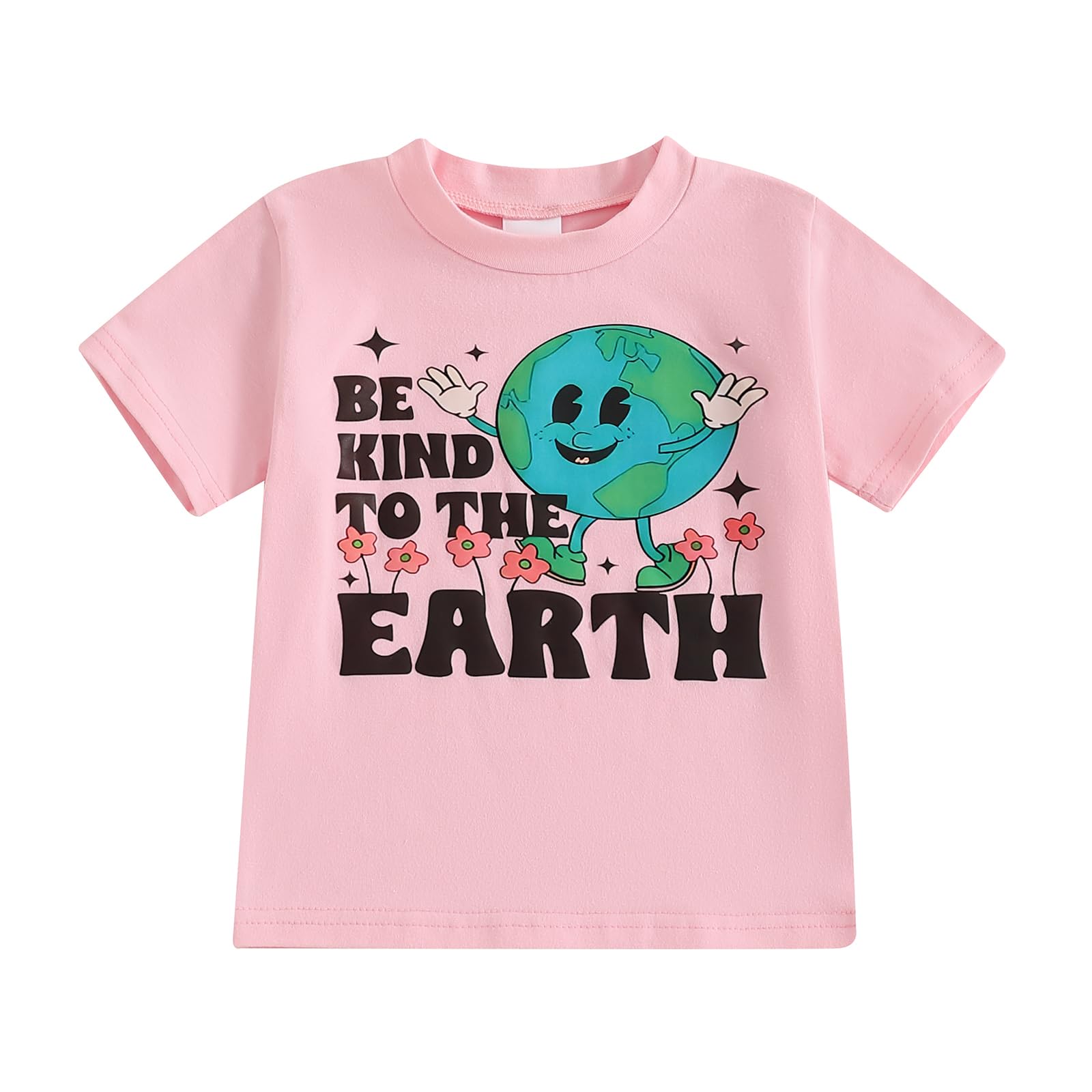 Earth Day Shirt Toddler Boys Girls Be Kind to The Earth/Happy Earth Day Kids Planet Earth Day T-Shirt Top