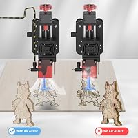 Twotrees Légsegéd Készlet 30L/min - Füst- és Poreltávolító TS2-10W/20W, TTS-25/55/10 Lézergravírozókhoz - Alacsony Zajszintű, Egyszerűen Öss 5