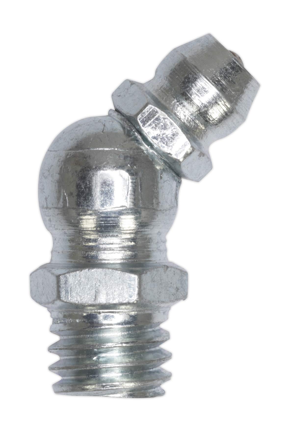 Sealey GNI12 45° Grease Nipple 1/4""BSP Gas - Pack of 25