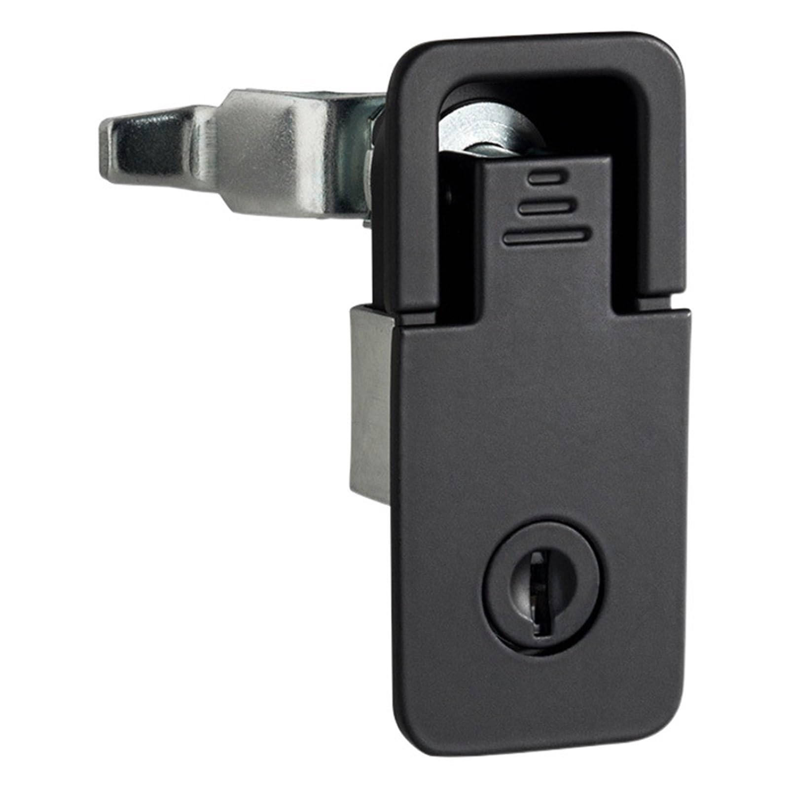 Serrure d'armoire MS106 à compression pour fermer une boîte électrique noire