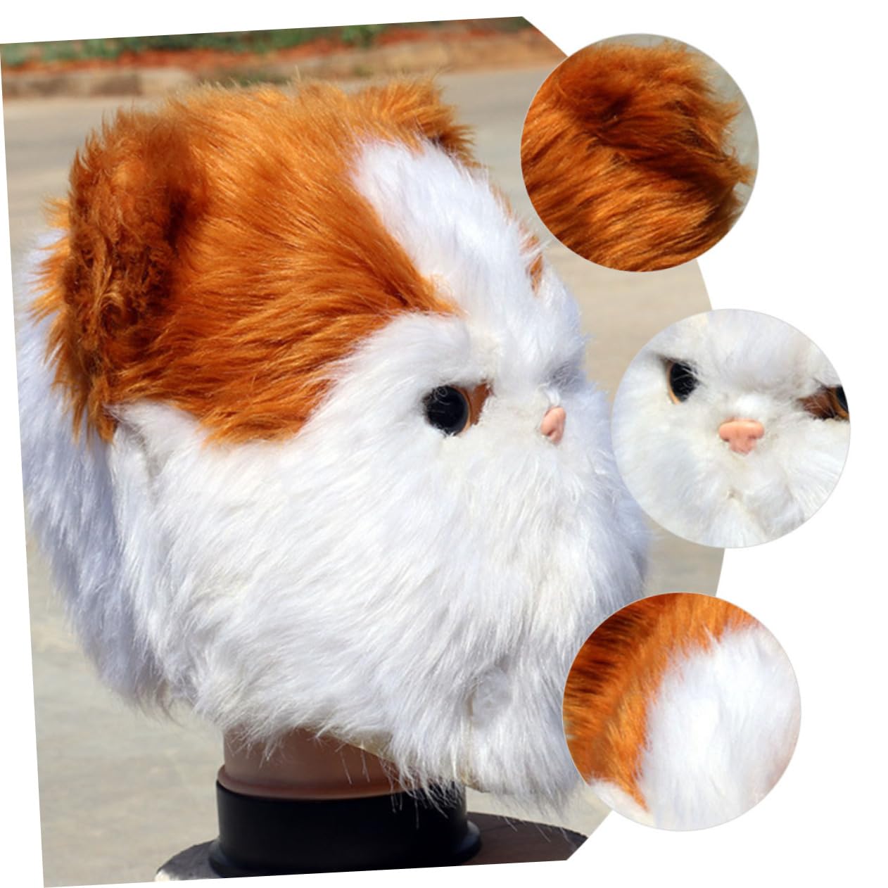 Toddmomy Maschera Di Halloween Forma Di Gatto Maschera Decorativa Per Feste e Costumi Adatta Tutte Le Età Design Carino e Realistico Comoda e Traspirante