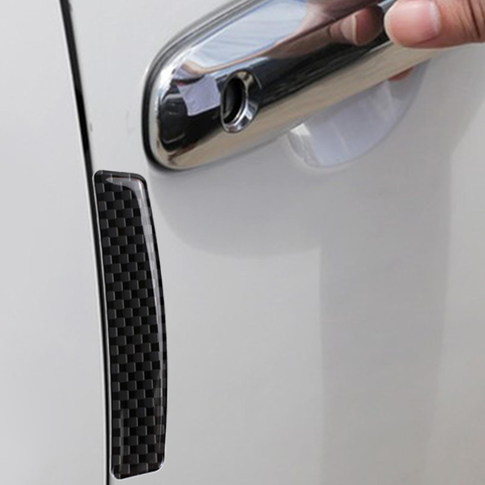 Protecteurs De Bord De Porte Voiture - Lot De 6 En PVC Noir | Anti-Choc Et Anti-Rayures