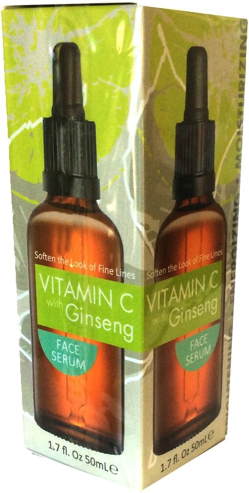 Vitamin C with Ginseng Face Serum (soften the look of fine lines) 1.7 FL OZ