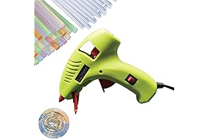 Sealing Wax Hot Melting Glue Gun with 30 Pack Clear & Rainbow...