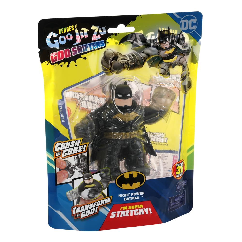 Heroes of Goo Jit Zu Bandai Batman Action Figure - DC CO42585 Multicolor Immerse yourself in the Shadows of Gotham City - Goo Battles in Action with Surprising Heroes