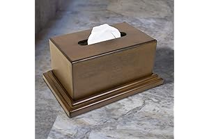 American Furniture Classics Hidden Gun Storage Walnut Tissue Box