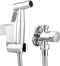 Tecmolog Shower Bidet Stainless Steel Hygienic Shower Set with Hose for Hand WC Chrome, WS024DF2