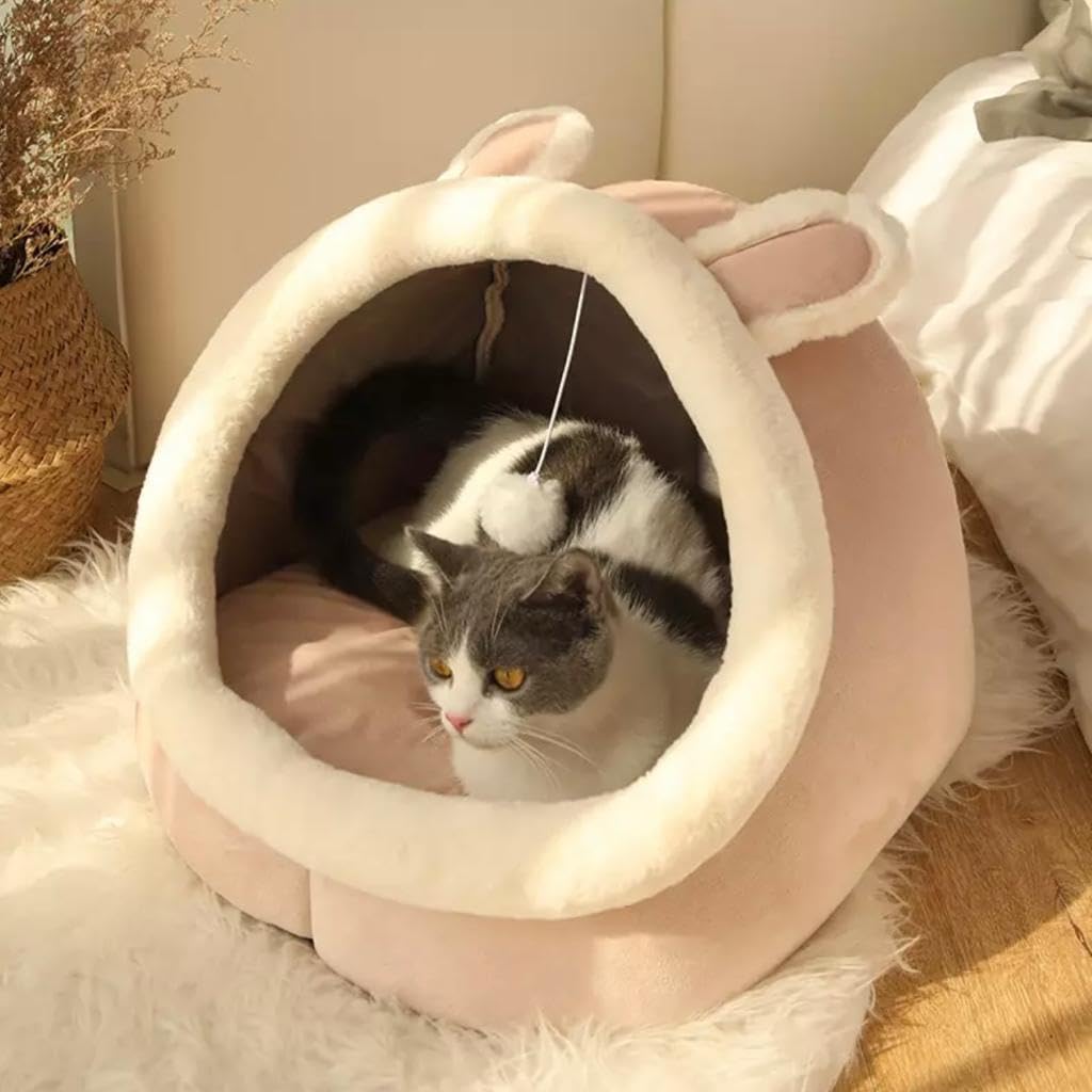 Tenda Para Cães E Gatos Pawstrip - Rosa, Portátil, 2 Faces