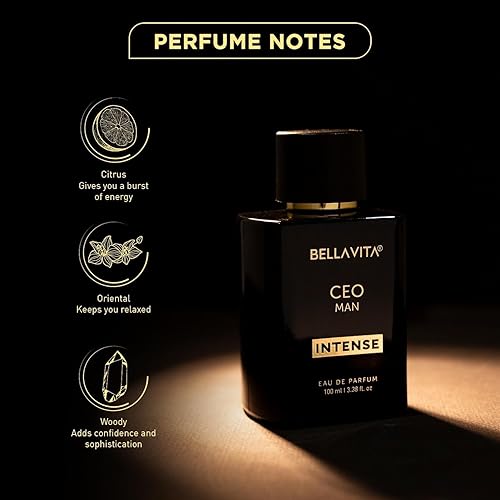 Miniatura 3 de Bell.aa Vita Luxury Ceo - Perfume líquido intenso para hombre, con bergamota, lavanda y orquídea, fragancia Edp de larga duración, 3.4 fl oz