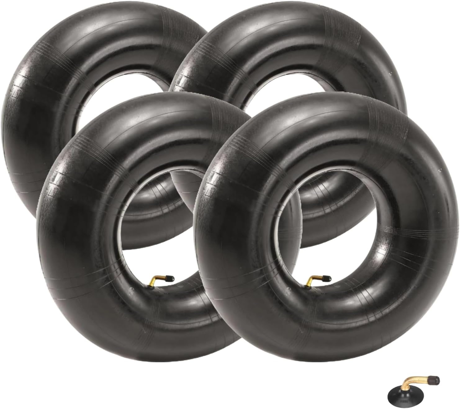The ROP Shop 4-Pack - Tire Inner Tube 13x5.00-6 with TR87 L-Stem for Stens 170-043, 170043