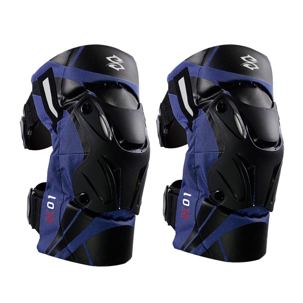 Ginocchiere Motociclistiche, Ginocchiera Moto, Ginocchiere MTB con Scocca Robusta e Ammortizzazione Morbida per Snowboard, Motocross, Mountain Bike, 40 a 90 kg Purple