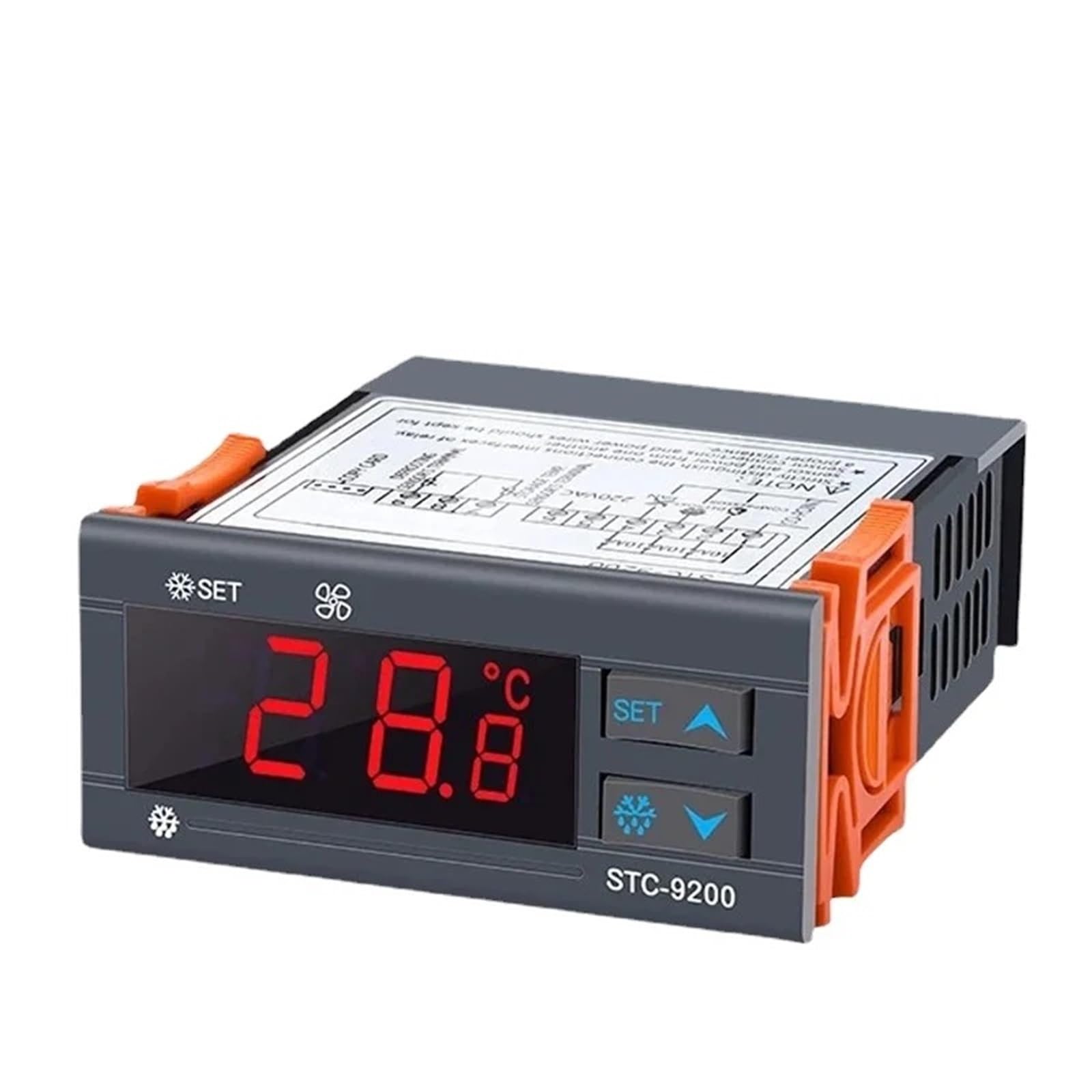 STC-9200 Microcomputer Regolatore di Temperatura Termostato Regolatore Termoregolatore con Funzione di Sbrinamento Refrigerazione(AC 110-220V)