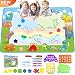 Koviti Water Drawing Mat Toy with 20 Drawing Kits, Large Magic Water Mat Educational Toys Gifts for 2 3 4 5 6 7+ Year Old Toddlers Kids Girls Boys 39.3'' X 27.5''