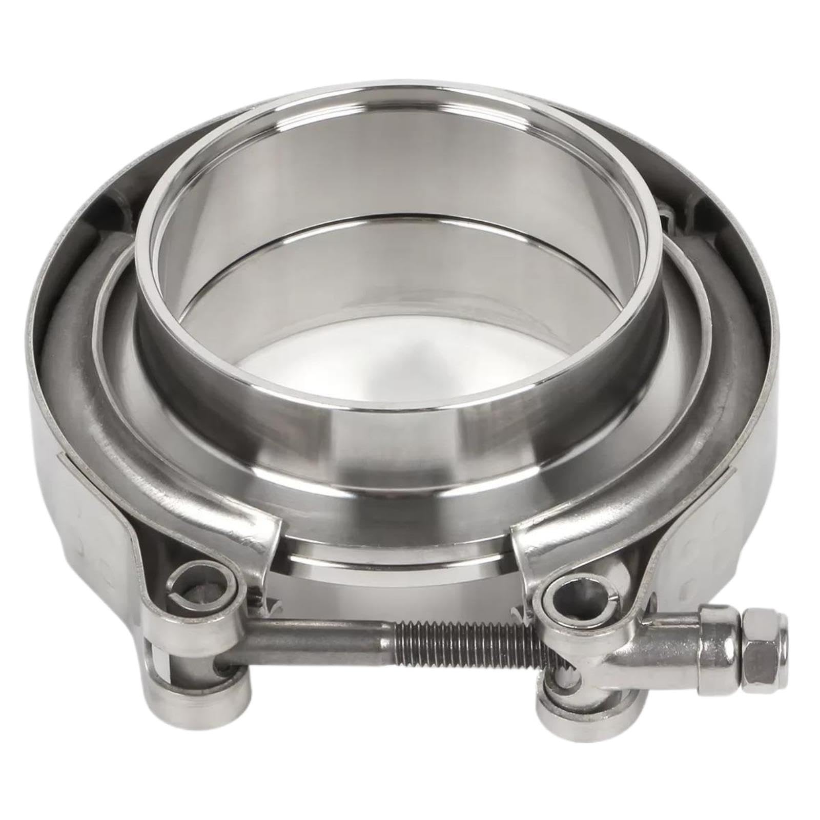 Opaska zaciskowa V stal nierdzewna 304 z kołnierzami 2"-4" do wydechu turbo