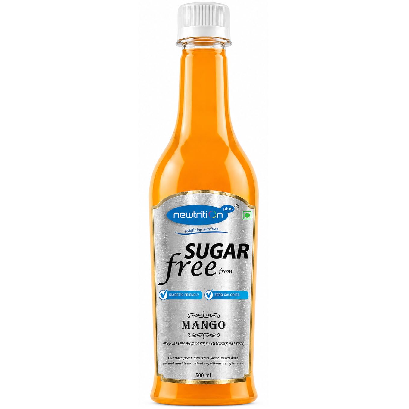 Newtrition Plus Redefining Nutrition Mango - Sugar Free Syrups (Zero Calorie, Keto Friendly) 500 Ml - Liquid-image-40