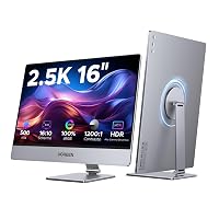 UGREEN Monitor Portatile 2.5K da 16 Pollici QHD Display IPS