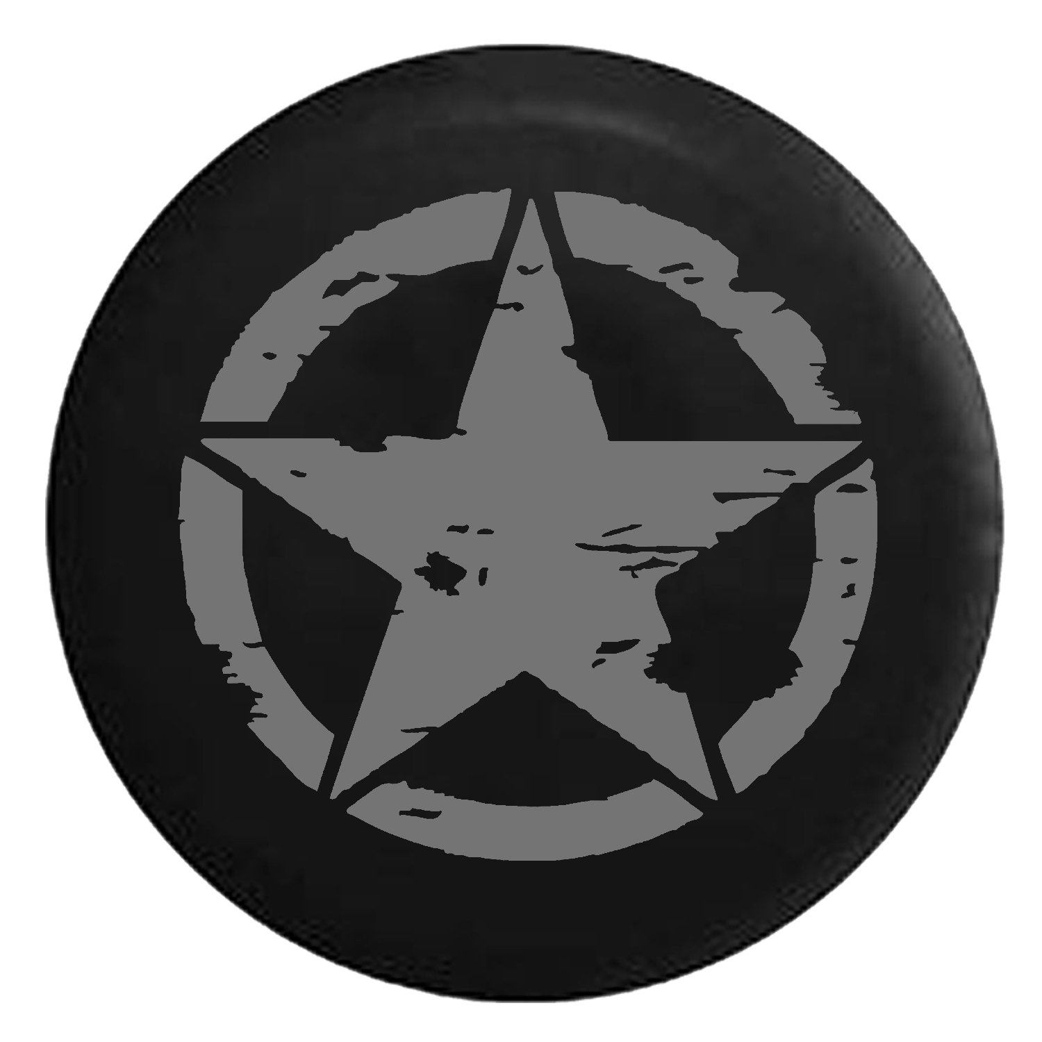 934 Oscar Mike Stella Tattica Militare Copertura della Gomma Premium Copriruota Vintage Ruota di Scorta Coperture della Universale per SUV Truck Camion Rimorchio 14Inch