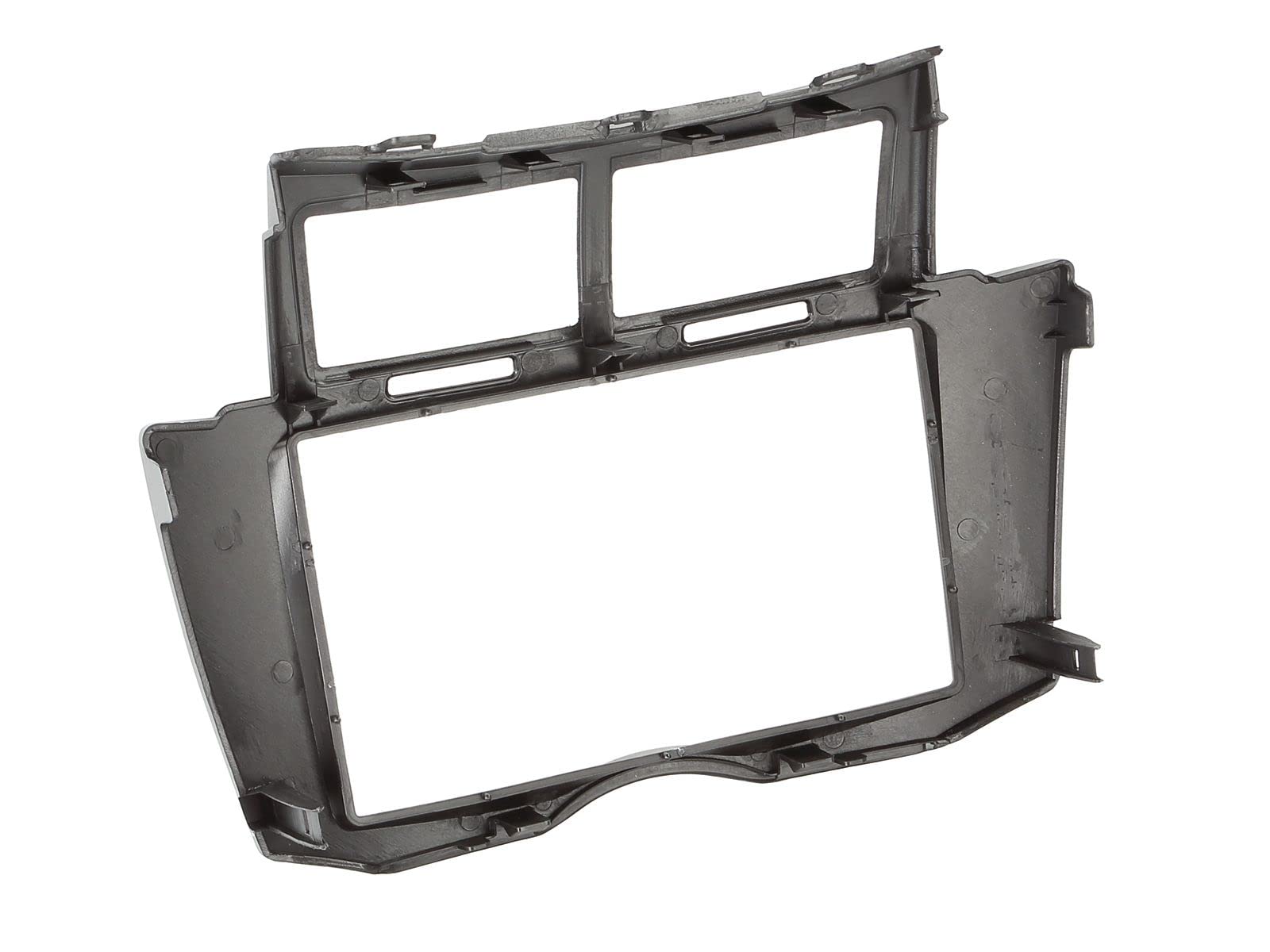Mascherina autoradio doppio din 2 DIN DIN Toy Yaris 2006 > 2011 NERO
